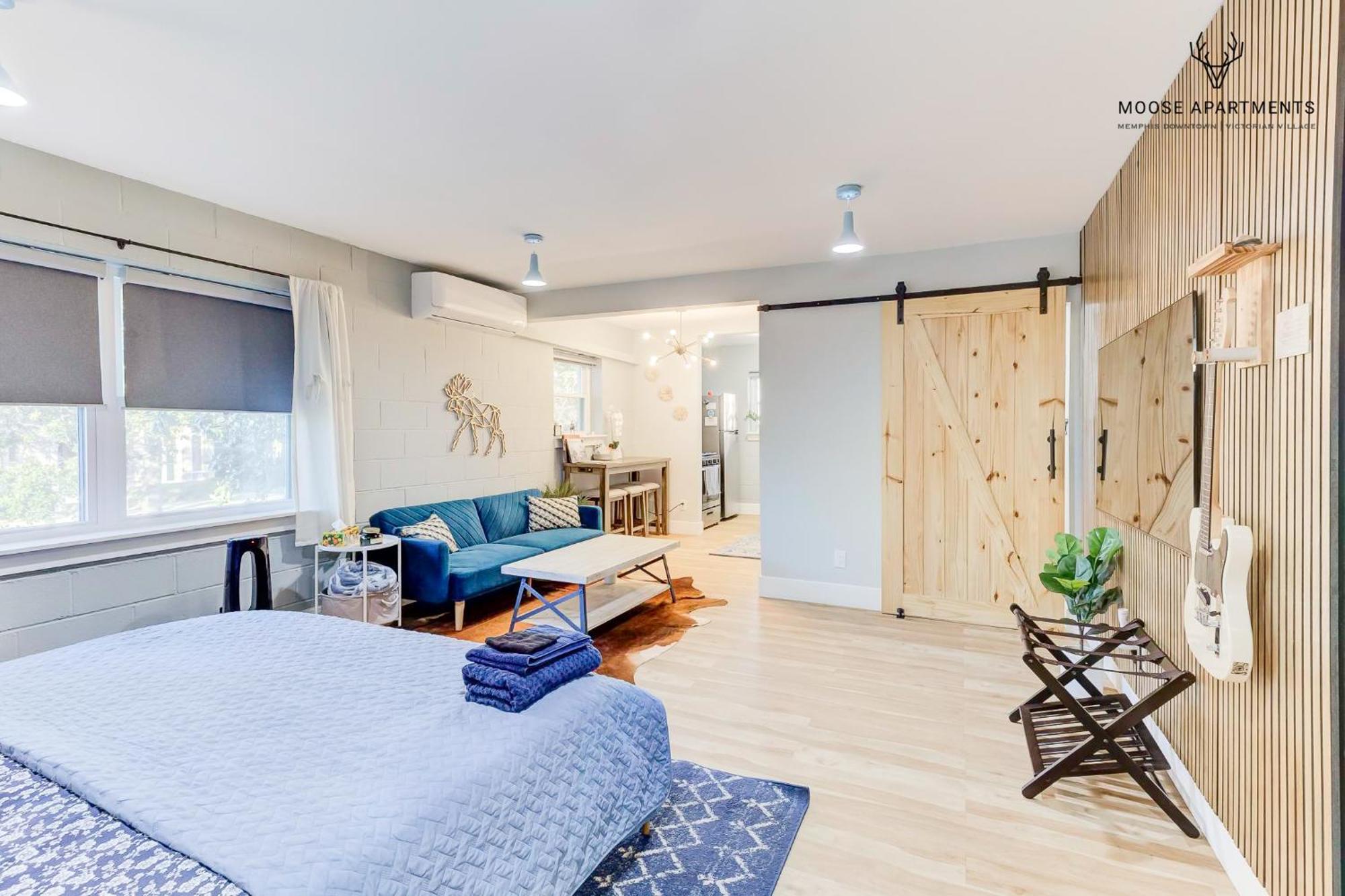 The Moose #7 - Instaworthy Studio With Amazing Views, Free Parking & Heated King Bed Memphis Exterior photo